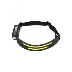 KS Tools Lampe frontale flexible - lampe frontale led ultra puissante 300 lumens - lampe frontale rechargeable flexible - 150.4520F