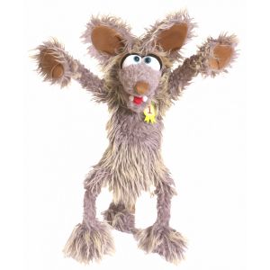 Peluche marionnette Jörg Schlawenski le coyote - Living Puppets
