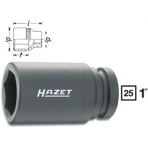 Hazet 1100SLG-38 - Douille à 6 pans à chocs Carré creux 25 mm (1") Taille: 38 L: 110 mm