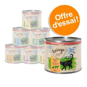 Feringa 6x400g Classic Meat Menu, lot mixte IV 3 saveurs - Pâtée pour chat