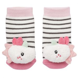 Fehn Chaussettes b&eacute;b&eacute; hochet licorne Aiko&Yuki