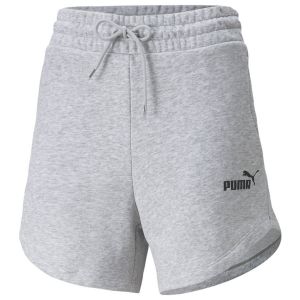 Puma Short Taille Haute Essentials Femme S Light Gray Heather