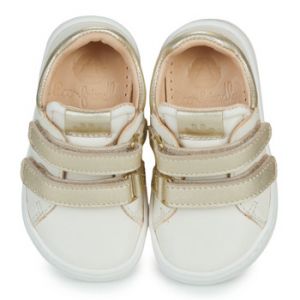 Easy Peasy Baskets basses enfant MY DUCKIE'S VELCRO Blanc - Taille 20,21,22,23
