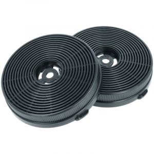 Vhbw 2x Filtres à charbon actif compatible avec Klarstein Zola hotte aspirante - 13,3 cm