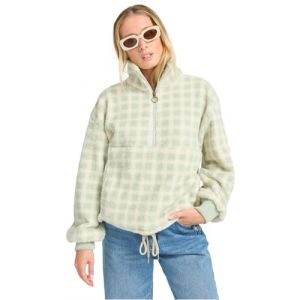 Billabong Polaire Time Off demi-zip vert clair femme - M