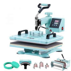 Presse &agrave; Chaud 8 en 1-Duoku-30 x 38 cm-Loutil de Bricolage Ultime pour les Cr&eacute;ations Personnalis&eacute;es