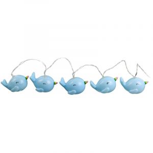 Image de The home deco factory Hello Kids - Guirlande lumineuse enfant Baleine - L. 165 cm - 165 - Bleu