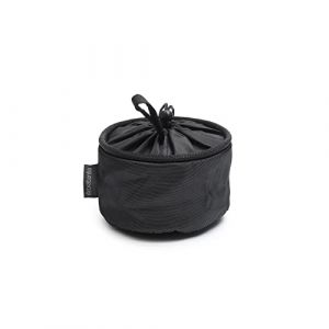 Brabantia Sac à Pinces - Accessoire pour Séchoir à Linge - Peut Contenir Jusqu'à 75 Pinces - Cordon de Fermeture - S'attache au Séchoir à Linge & à la Corde à Linge - Matt Black - 16 x 16 x 16 cm