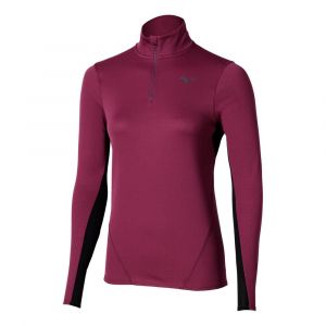 Mizuno Tech Thermal Charge Half Zip Maillot De Course Femmes - Violet, Taille M