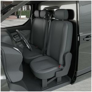 DBS Housse siège Auto / Utilitaire - Sur Mesure pour renault Master / opel Movano (Dès 05/2010) 1 siège + 1 banquette