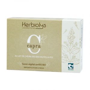 Herbiolys Savon Bio au Lait de Chèvre des Hautes Alpes - Capra - 100 g