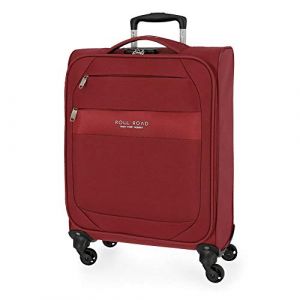 Image de Roll road Royce Valise Trolley Cabine Rouge 40x55x20 cms Souple Polyester Serrure à combinaison 39L 2,1Kgs 4 roues Bagage à main