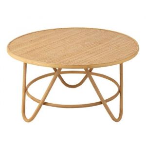 Table Basse en Rotin Balia 80cm Naturel