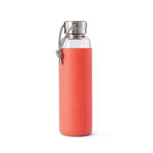 Black & Blum GLASS WATER BOTTLE - Coral