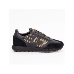 Chaussures EA7 Emporio Armani Black & White Vintage noir doré - 46