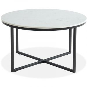 Image de Elle deco Table basse marbre blanc Floyd Blanc