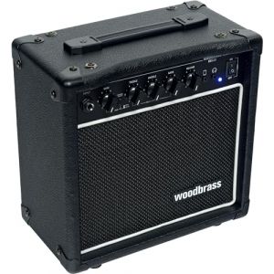Woodbrass Ampli Combo pour Guitare Électrique GE820 - Amplificateur 20W idéal pour Guitariste débutant : Parfait pour Apprendre