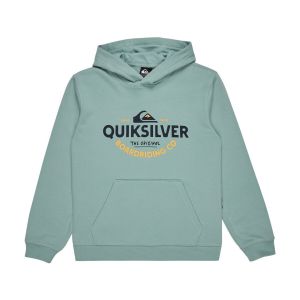 Quiksilver Typed Out - Sweat à capuche pour Garçon 8-16 Bleu - Taille 12