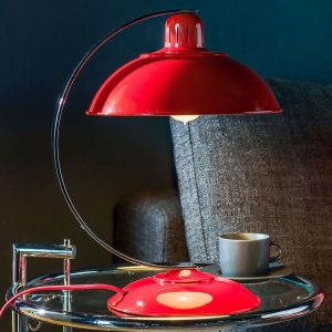 Image de Elstead Lampe Franklin Rouge 1x60W E27