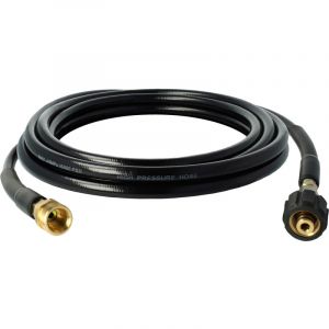 Vhbw Tuyau de rallonge 3 m compatible avec Kärcher k 2.91 md t 50, k 2.94 md, k 2.97 m nettoyeur haute pression avec connexion M22 x 1,5, noir