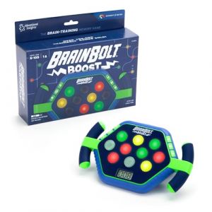 Learning Resources BrainBolt Boost, Jeu de mémoire électronique pour Enfants, 3 Modes de Jeu, pour 1 Joueur, Jeux de Voyage pour Enfants, dès 5 Ans