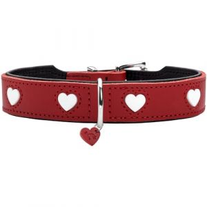 Hunter Collare Love Colore Rosso/Nero, Taglia 32