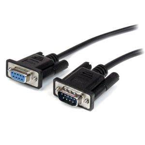 Image de StarTech.com MXT1003MBK - Straight Through Serial Cable Rallonge de câble série DB-9 (M/F) 3 m