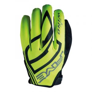 Image de Five Gants vélo hiver Windbreaker jaune/noir- L