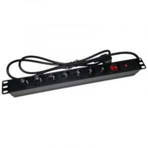 Alan TEC Power Strip 19-7 x 230 V - Interrupteur de Puissance et Fonction de sécurité (PZ071U)