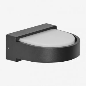 Applique Murale Led D'ext&eacute;rieur En Aluminium Uveria Noir