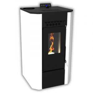 Poêle à granules étanche - LVZ MARILYN 11 UP - Blanc