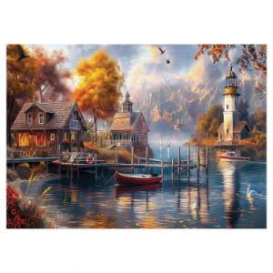 Anatolian Puzzle 1500 pièces : Mi-automne sur le lac