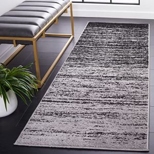 Safavieh Mcr4571d Adirondack Collection Adr113 a Argent&eacute; et Noir Zone Tapis, Polypropyl&egrave;ne, argent&eacute;/Noir, 2'6" x 6'