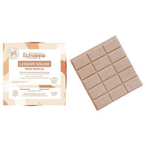 Echoppe - Lessive solide amande douce et orange x30 doses
