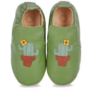 Easy Peasy Ballerines MY BLUBLU CACTUS Vert - Taille 26,27