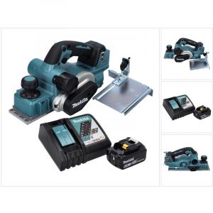 Makita DKP181RG1 Rabot sans fil 82mm 18V Brushless + 1x Batterie 6,0 Ah + Chargeur