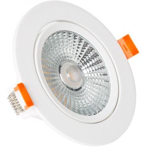 Efectoled - Spot led Downlight Superslim cob lifud Rond Orientable 15W Blanc CRI90 Expert Color No Flicker Coupe ø 100mm No Flicker 4000K Blanc neutre