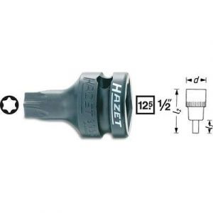 Hazet 995S-T45 - Douille mâle à chocs (TORX) Carré creux 12,5 mm (1/2") Taille: T 45 L: 40 mm