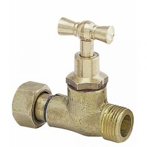 Watts Industries Robinet d'arr&ecirc;t droit brut avec presse &eacute;toupe