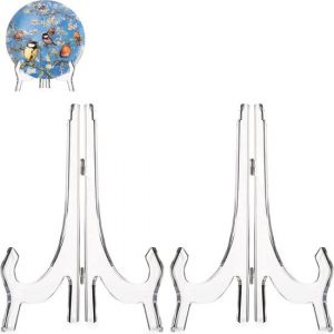 Image de Air - Assiette Standard - 2 Pack - Présentoir - Transparent - Support - Assiettes décoratives - Livres - Cintre - Assiettes - Support - Meuble de cuisine