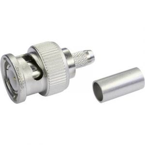Telegärtner Connecteur BNC Mâle droit J01002A1261Y à sertir 75 1 pc(s)