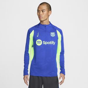 Nike Haut d'entraînement de foot en maille Dri-FIT FC Barcelone Strike 3e tenue pour homme - Bleu - Taille XL - Male
