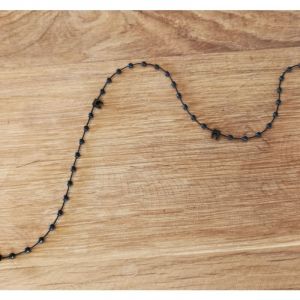 Avosdim Chainette de liaison 127mm noire - 100 crochets (50 bandes)