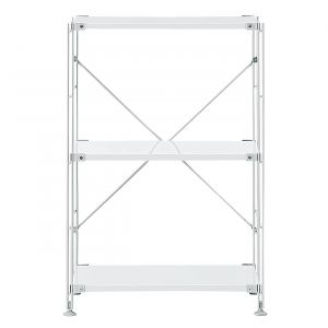 &Eacute;tag&egrave;re en acier gris clair - &Eacute;troite, petite