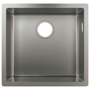 Hansgrohe Evier à encastrer sous plan 1 bac S71 450 avec vidage auto inox