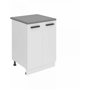 Belini - Meuble Cuisine Bas avec Plan de Travail SD13 i Meubles de Cuisine - Taille: 51,6 x 60 x 85 cm i Petit Meuble Cuisine - 2 Portes i Couleur :