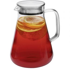 Weiss 17037 Th&eacute;i&egrave;re en verre borosilicate avec filtre dans le couvercle 1200 ml