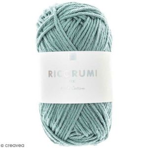 Rico Design Fil à crocheter en coton pour Amigurumi - Ricorumi - Aqua - 25 g