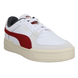 Puma CA Pro Ivy League cuir simili Homme-43-Blanc Rouge