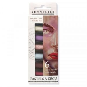 Image de Sennelier Coffrets thématiques de 6 demi-pastels à l’Écu, Peau claire